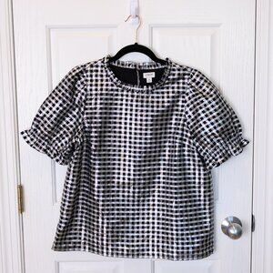 J.Crew Gingham Shirt Women’s Size Medium
